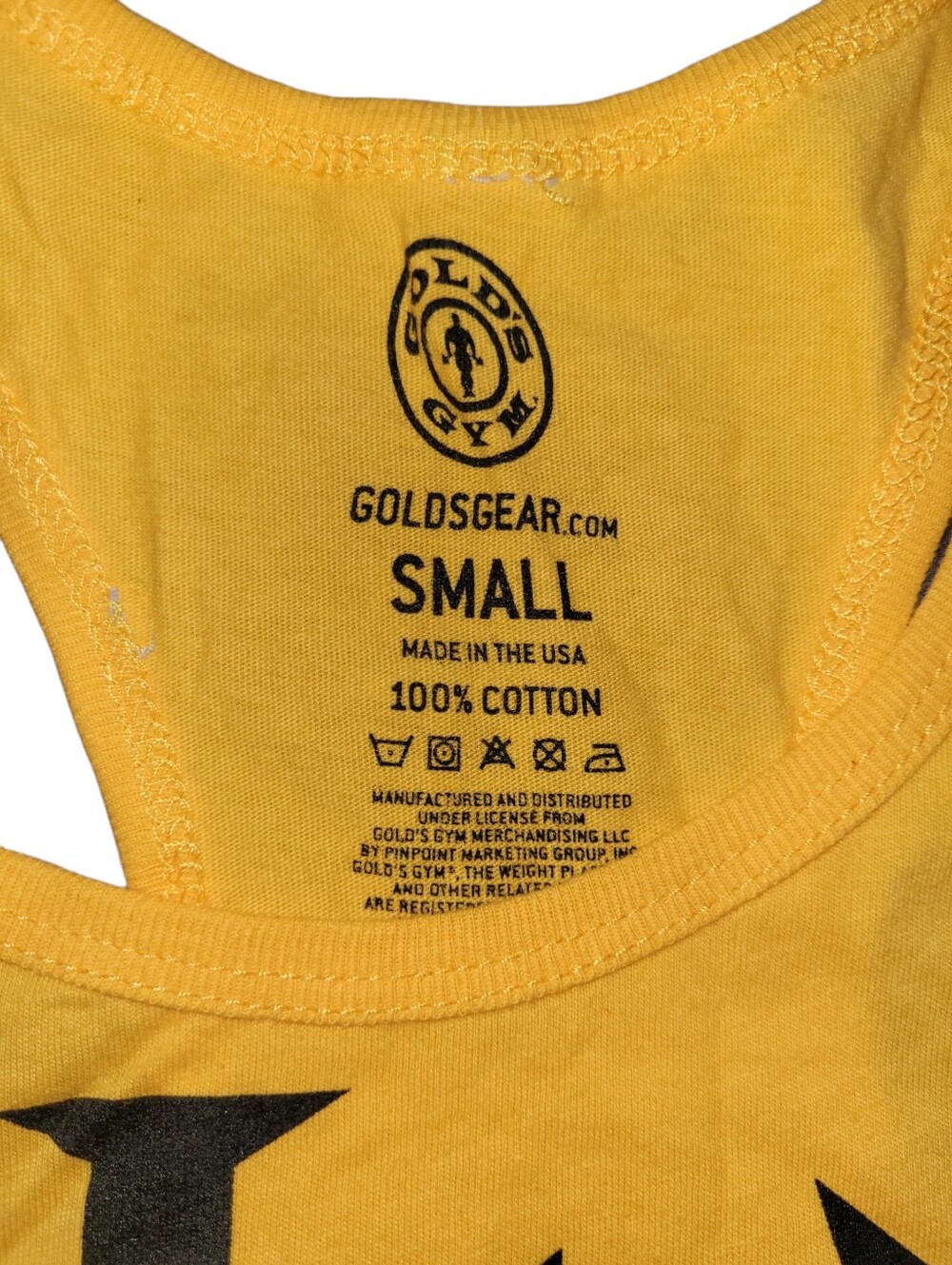 Gold’s Gym MUSCLE JOE MEN’S STRINGER TANK TOP - Picture 6 of 6